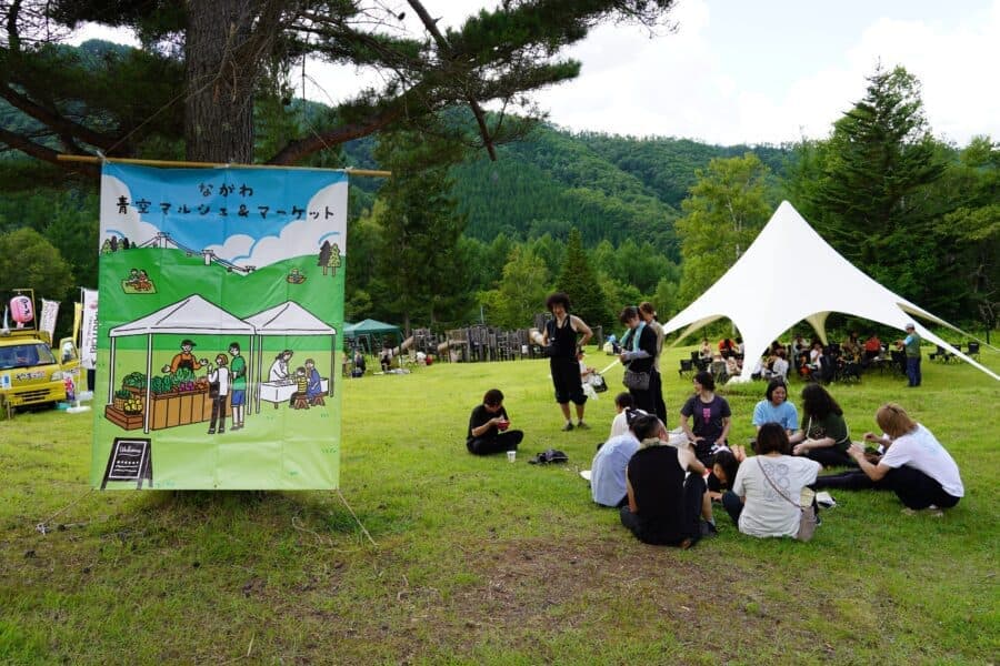 マルシェの開催風景